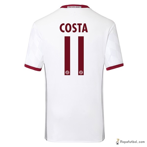 Camiseta Bayern de Múnich Replica Tercera Ropa Costa 2016/17 Blanco